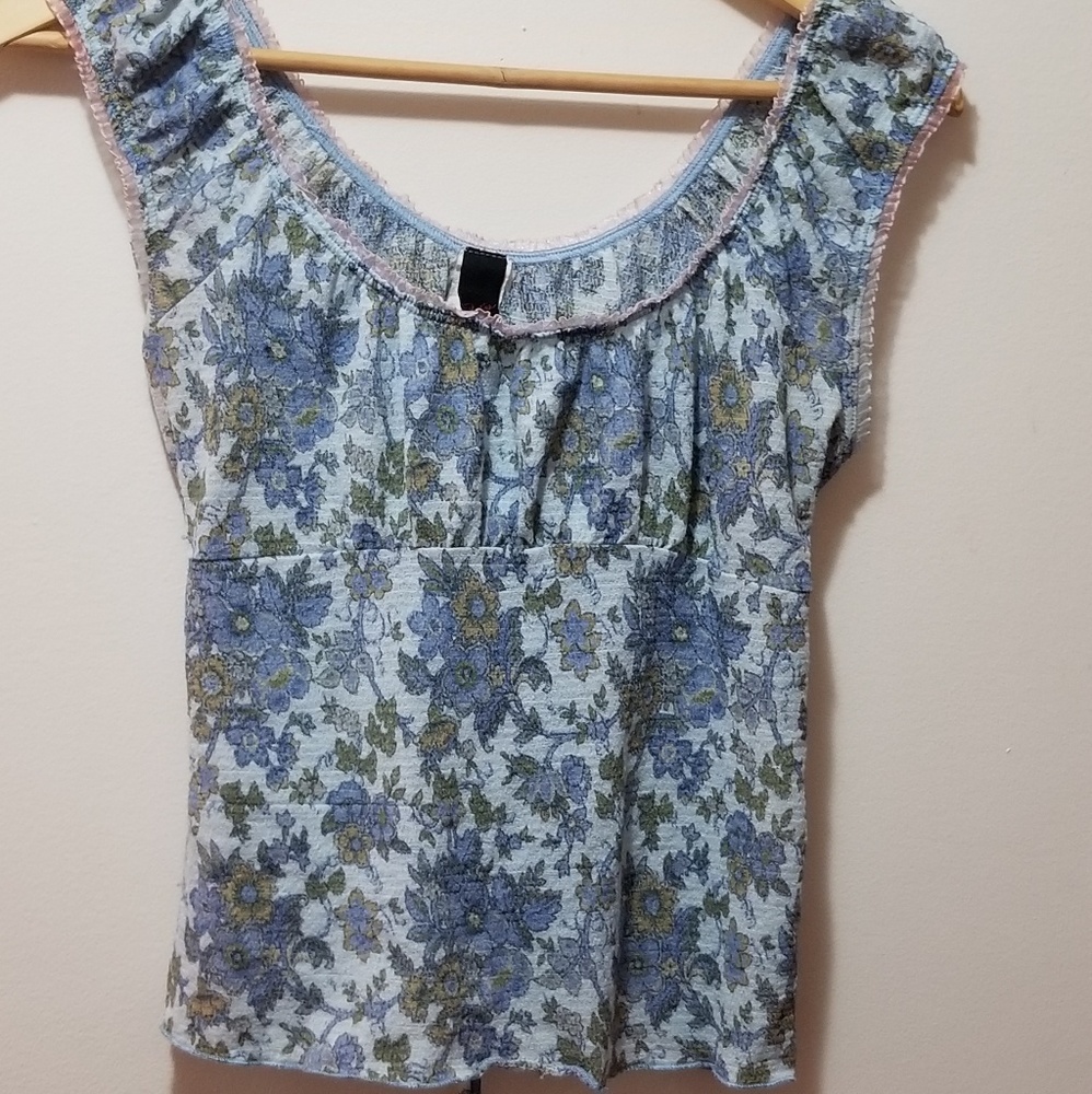 Rosee Floral Peasant Bohemian Top